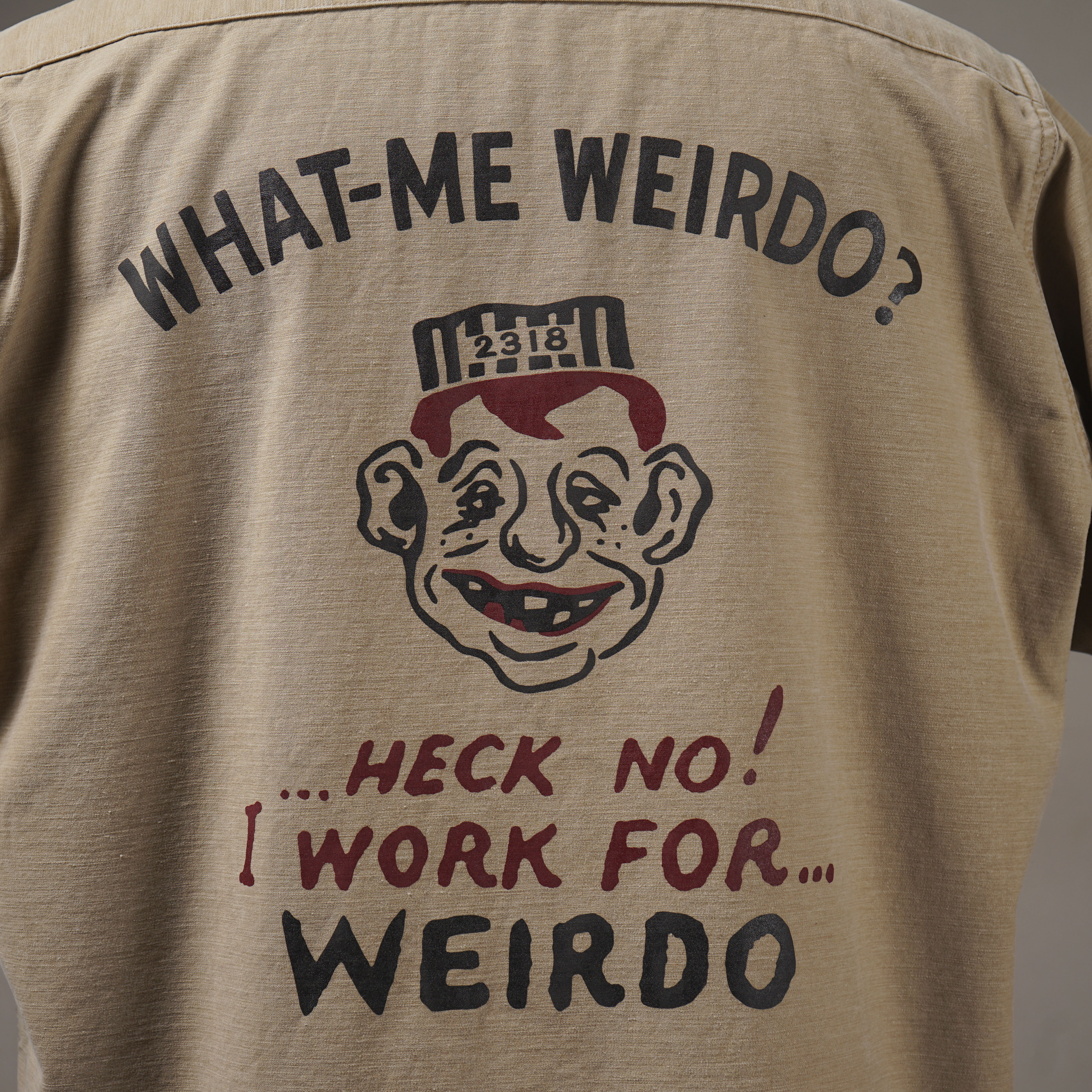 WHAT-ME WEIRDO? - S/S WORK SHIRTS / WRD6114 GLADHAND / グラッド