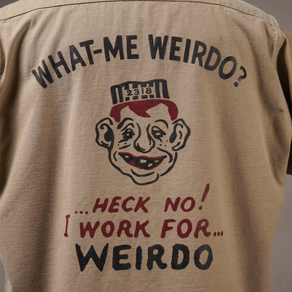 WHAT-ME WEIRDO? - S/S WORK SHIRTS / WRD6114 GLADHAND / GLADHAND
