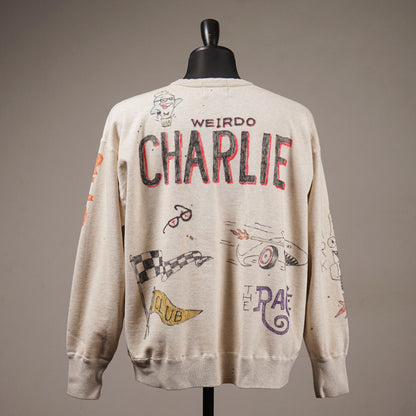 CHARLIE WEIRDO - CREW NECK SWEAT / WRD6118 GLADHAND / GLAD HAND