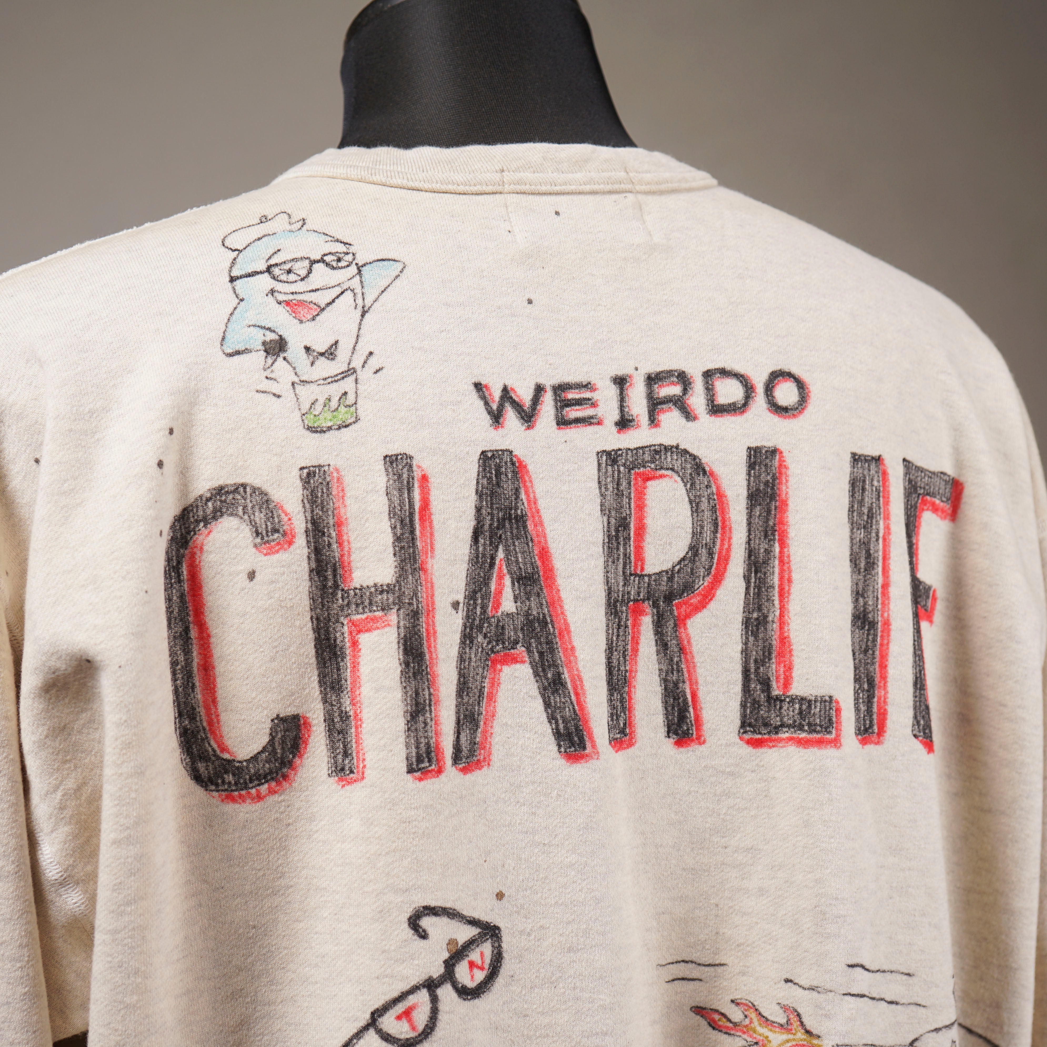 CHARLIE WEIRDO - CREW NECK SWEAT / WRD6118 GLADHAND / グラッド