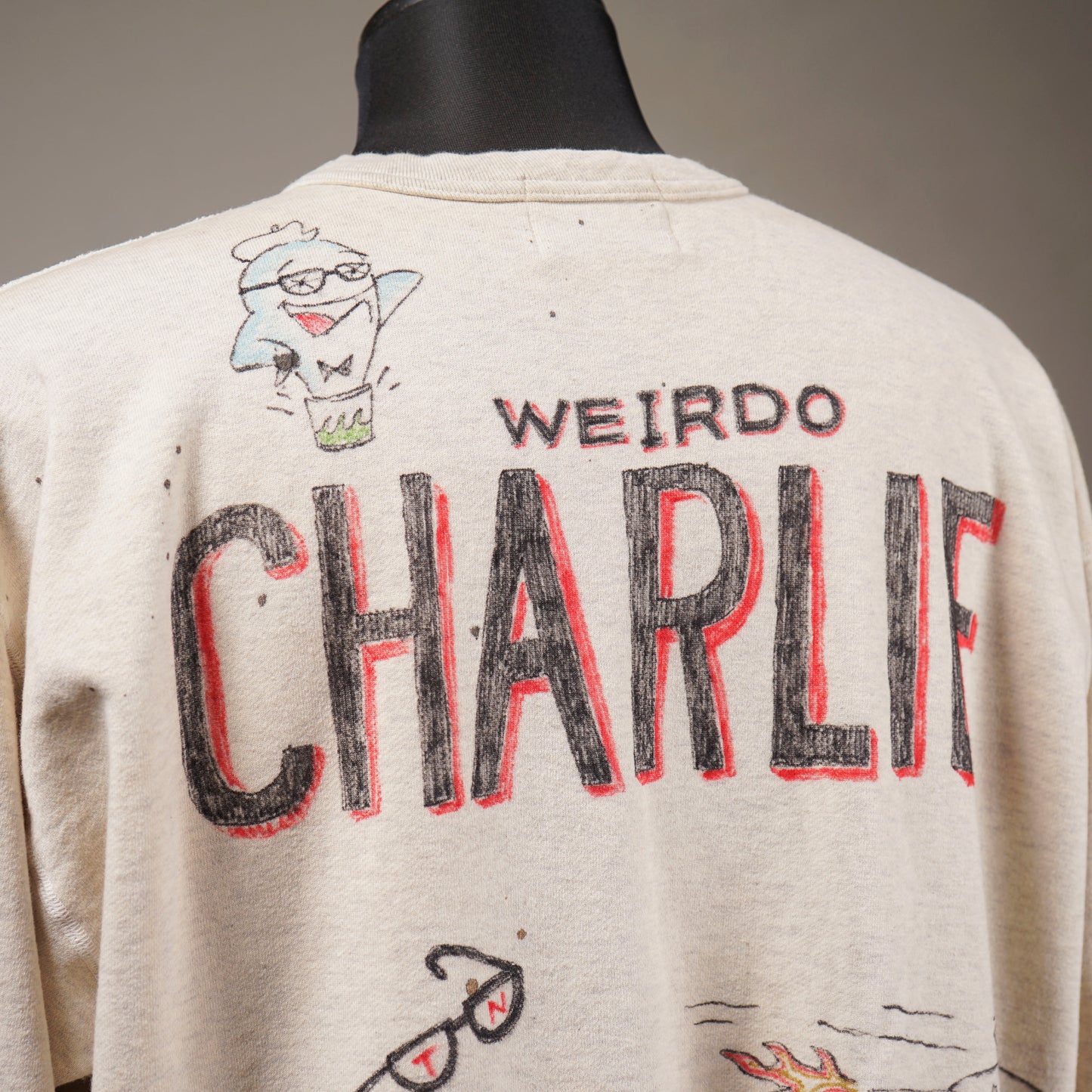 CHARLIE WEIRDO - CREW NECK SWEAT / WRD6118 GLADHAND / GLAD HAND