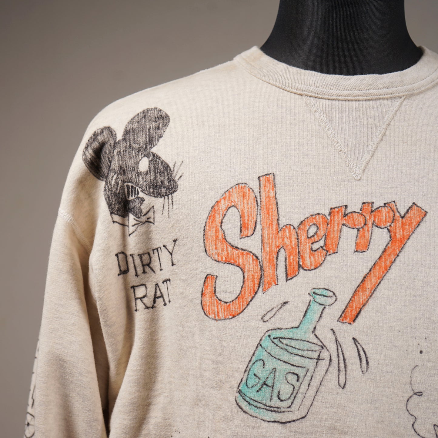 CHARLIE WEIRDO - CREW NECK SWEAT / WRD6118 GLADHAND / GLAD HAND
