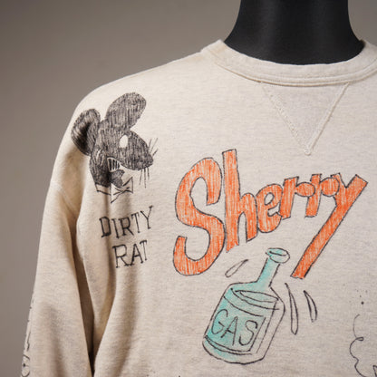 CHARLIE WEIRDO - CREW NECK SWEAT / WRD6118 GLADHAND / GLAD HAND
