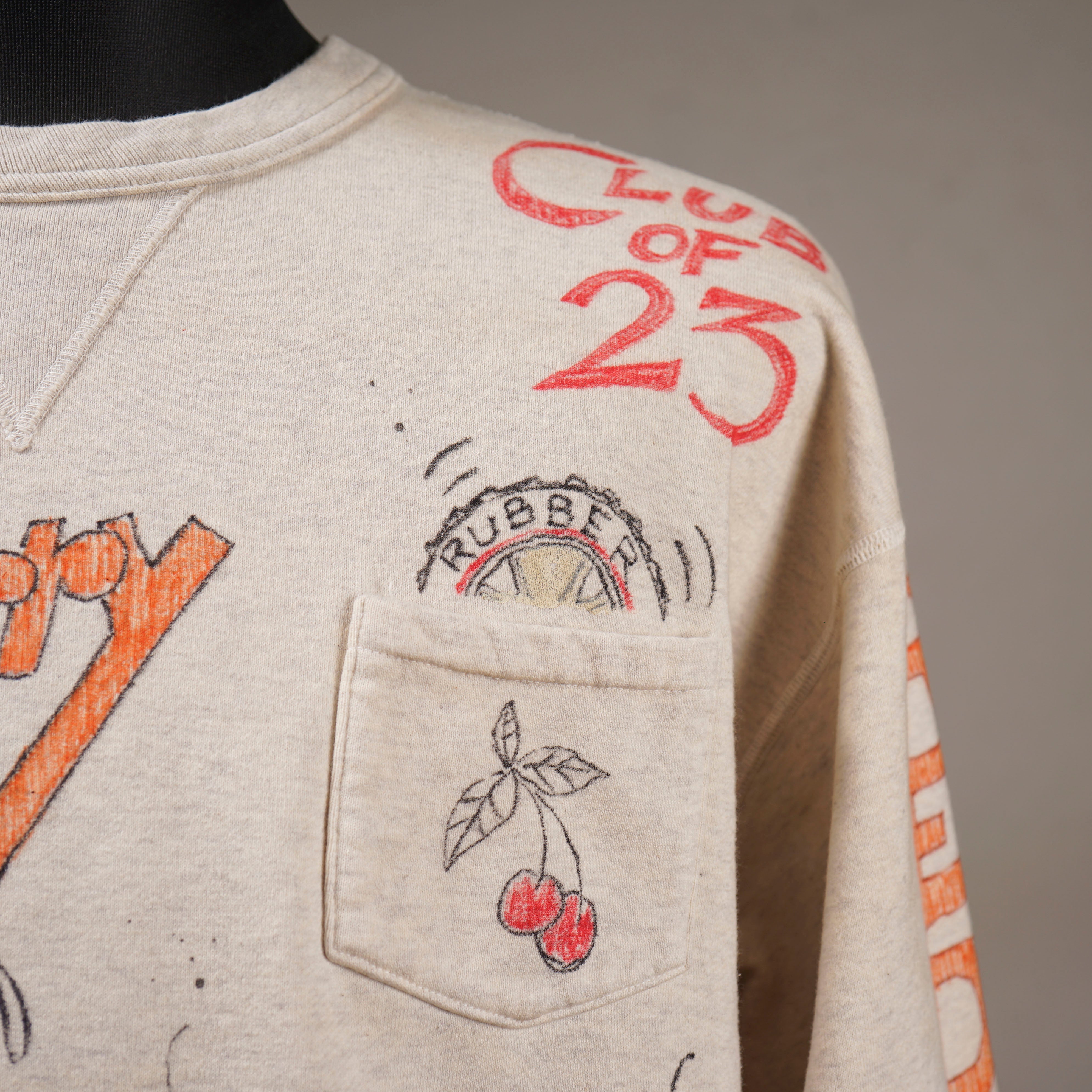 CHARLIE WEIRDO - CREW NECK SWEAT / WRD6118 GLADHAND / グラッド