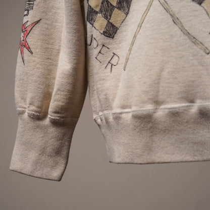 CHARLIE WEIRDO - CREW NECK SWEAT / WRD6118 GLADHAND / GLAD HAND