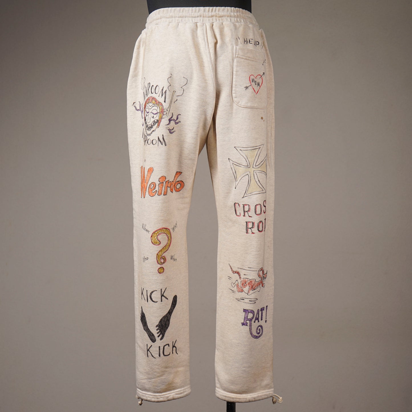 CHARLIE WEIRDO - SWEAT PANTS / WRD6119 GLADHAND