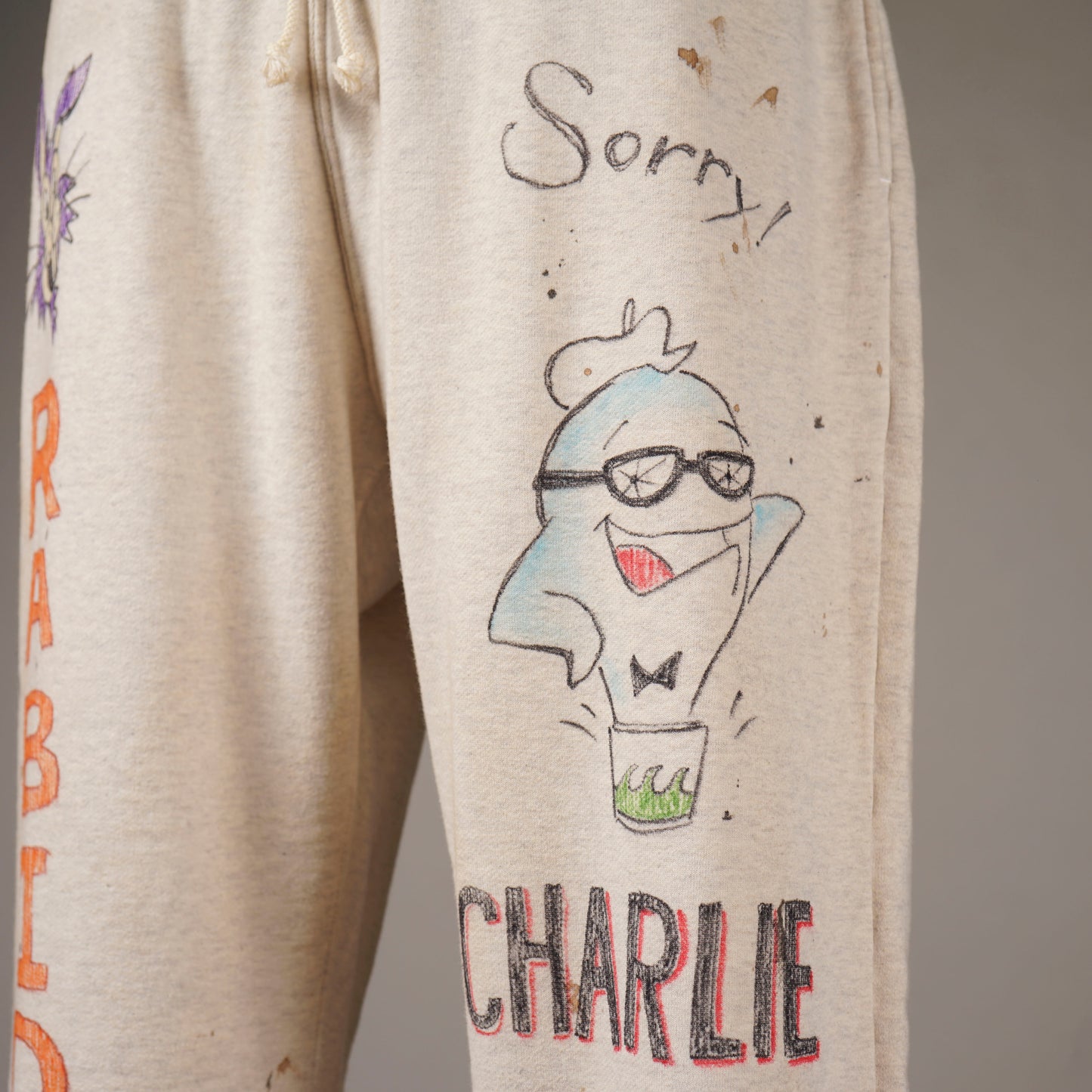CHARLIE WEIRDO - SWEAT PANTS / WRD6119 GLADHAND