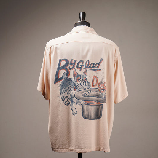GLADDING DOG - S/S BACK PANEL SHIRT / BYGH6112 GLADHAND / グラッドハンド