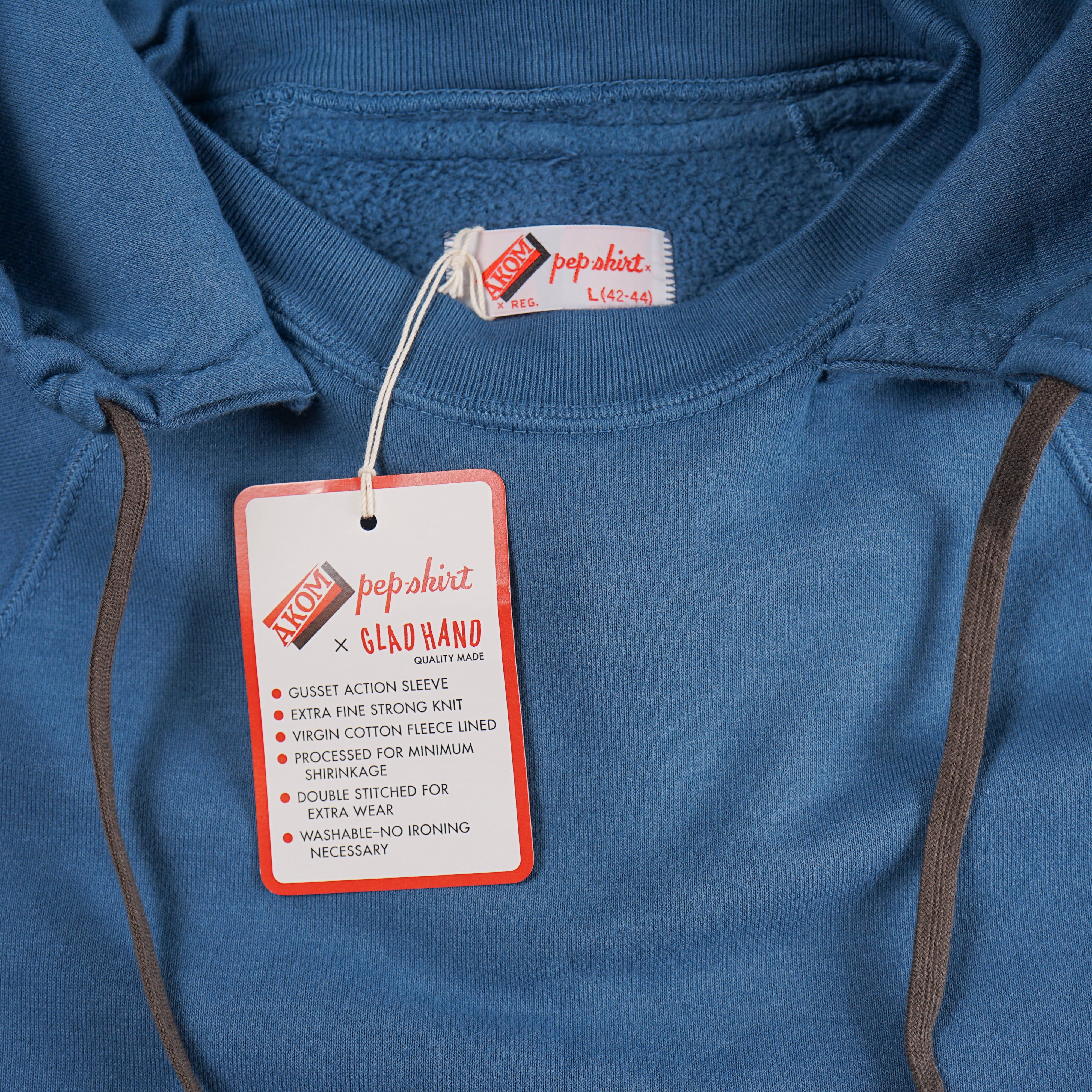 50s AKOM W Face sweat hoodie two-tone
