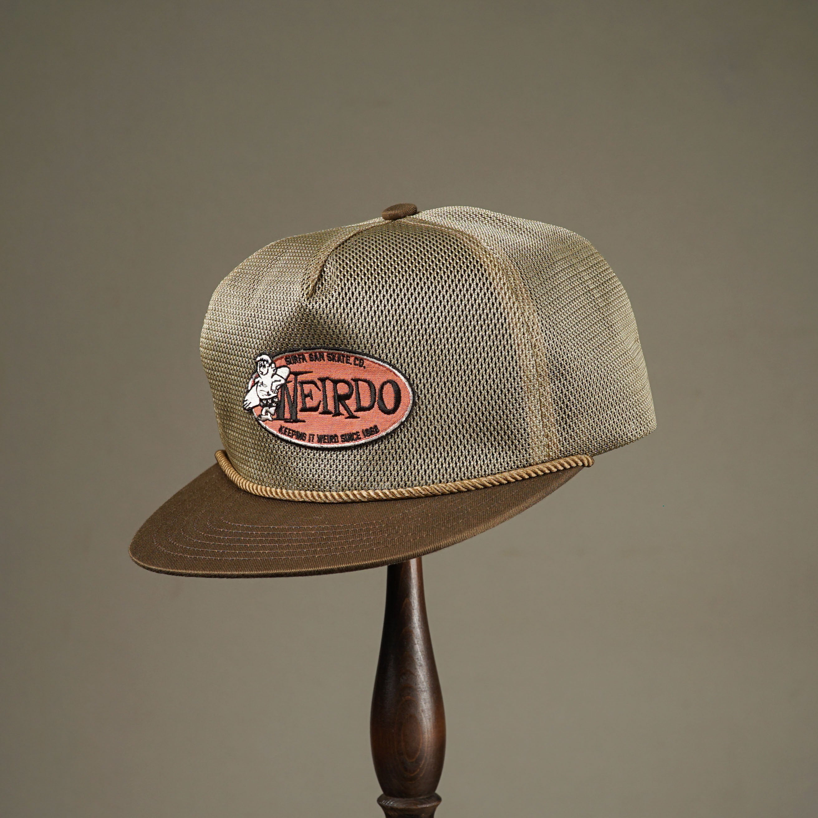 WEIRDO SAM - ALL MESH CAP / Surfa Sam ⅹ WRD - G02 - BEIGE / ONE