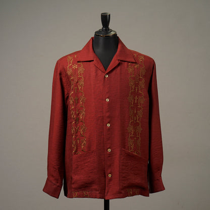 memento mori - L/S GUAYABERA SHIRTS / GSV6111