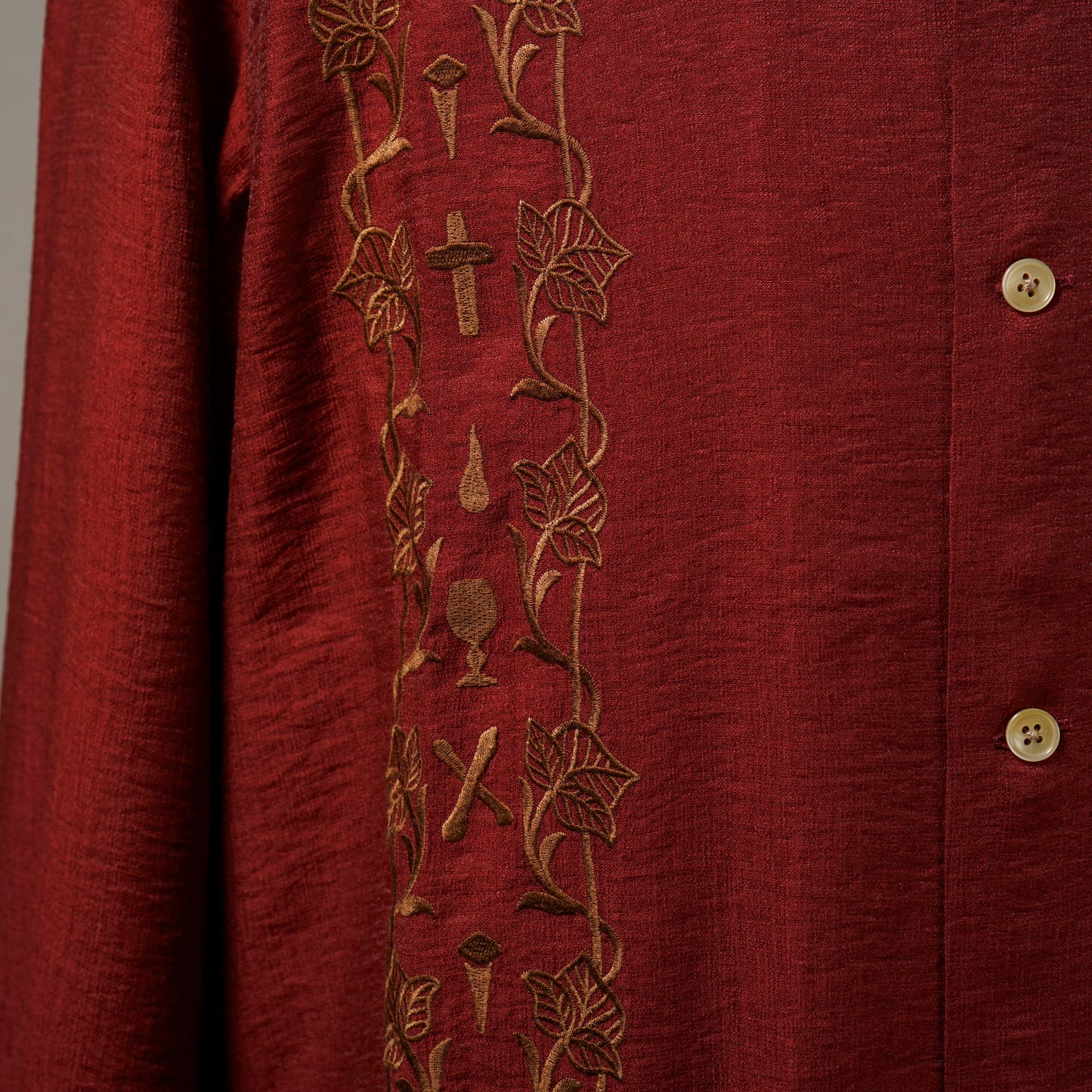 memento mori - L/S GUAYABERA SHIRTS / GSV6111