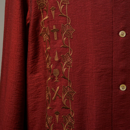 memento mori - L/S GUAYABERA SHIRTS / GSV6111