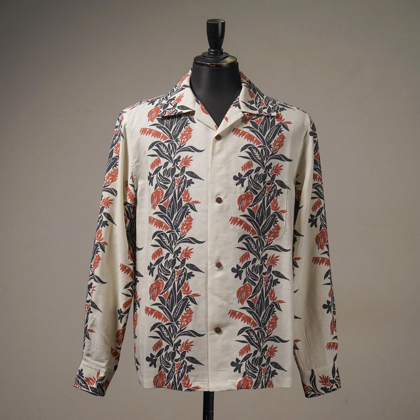 TROPICAL - L/S HAWAIIAN SHIRT / BYGH6109