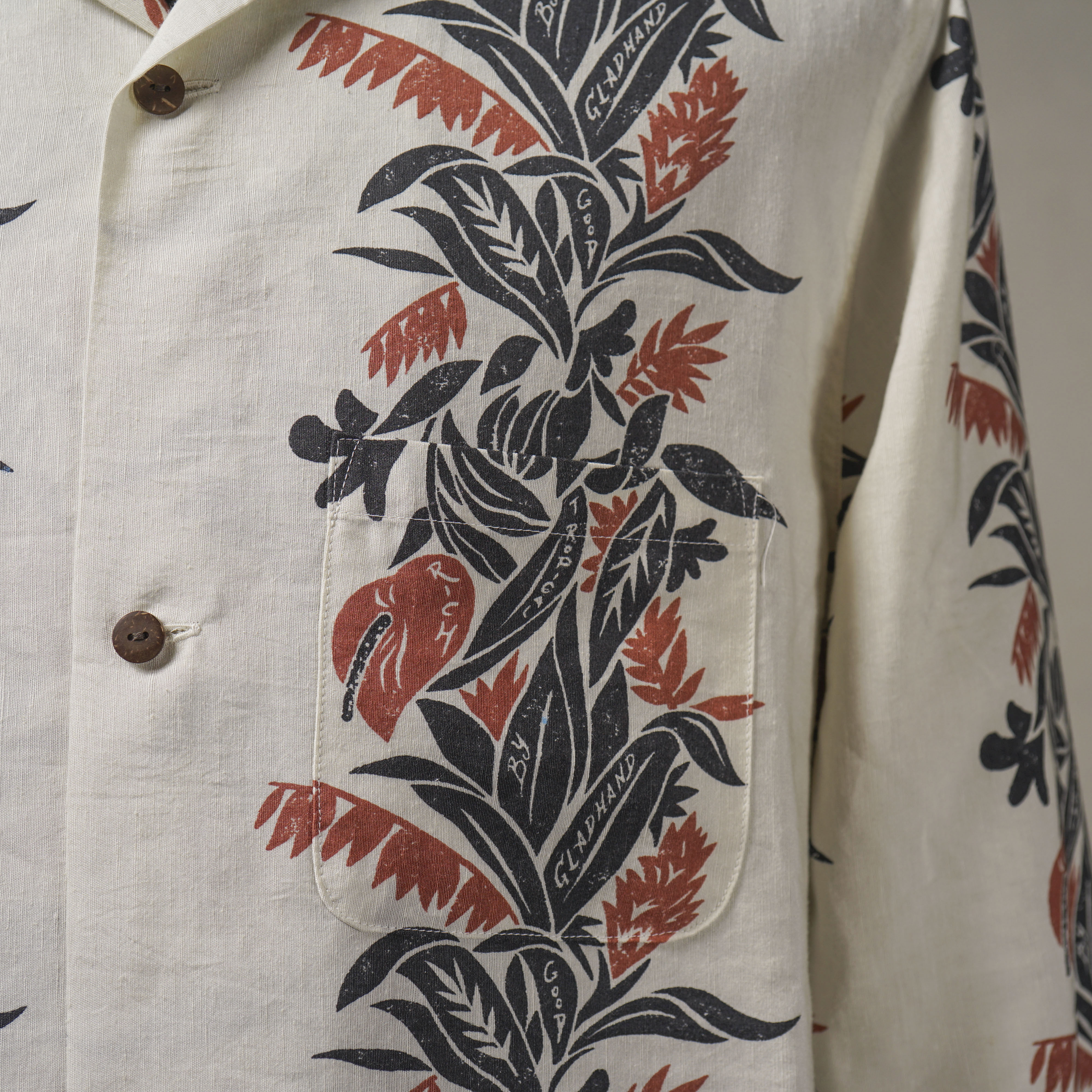 TROPICAL - L/S HAWAIIAN SHIRT / BYGH6109 GLADHAND / GLAD HAND