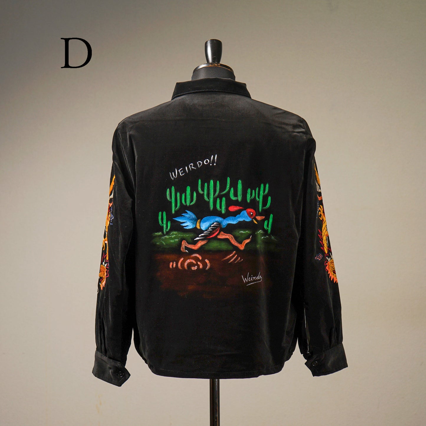 SOUVENIR - JACKET "VELVETEEN PAINTING" / WRD-23-SS-01