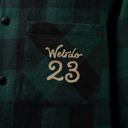 Weirdo - L/S QUILTING CHECK SHIRTS / WRD5307