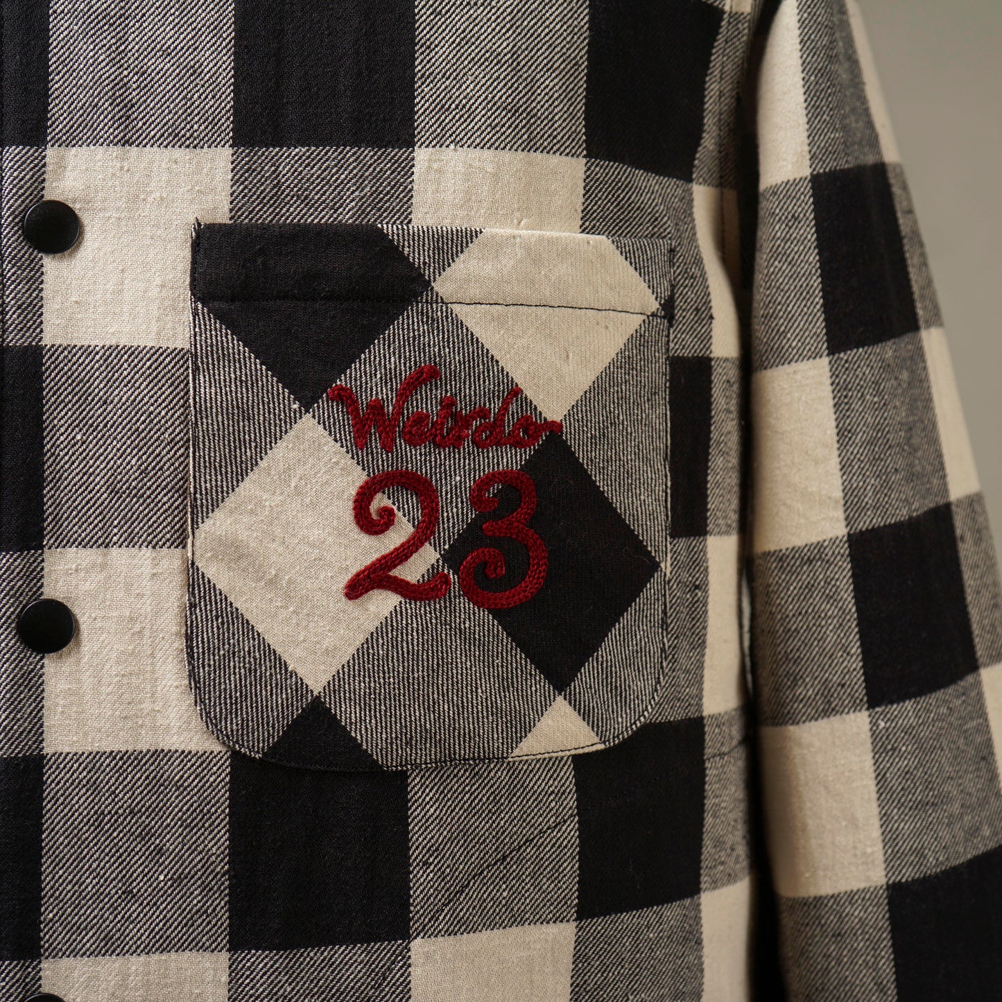 Weirdo - L/S QUILTING CHECK SHIRTS / WRD5307