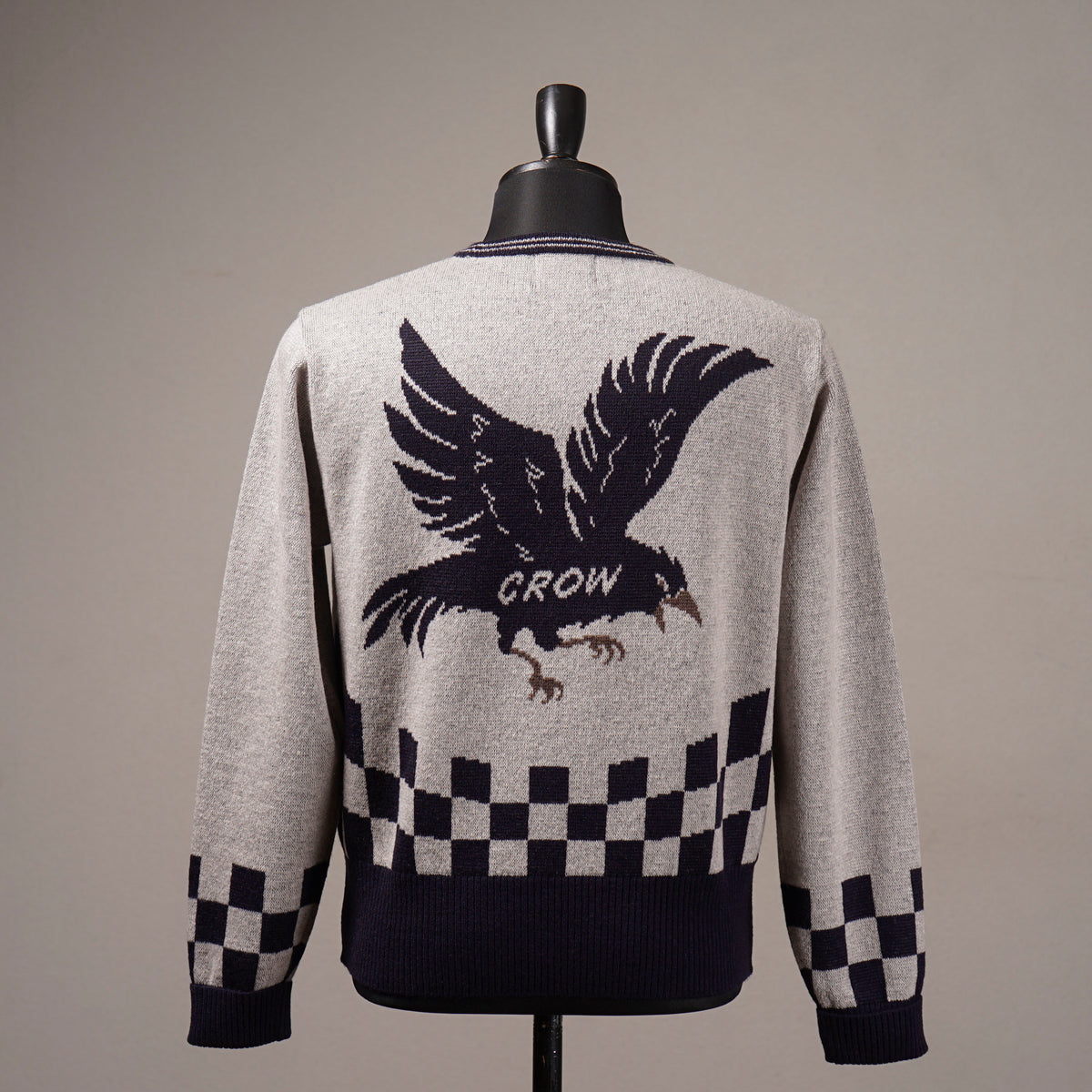 THE RACING CROW - V NECK SWEATER / OC6312