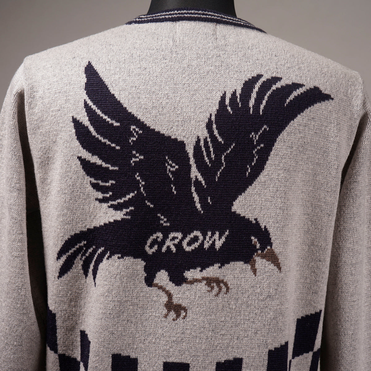 THE RACING CROW - V NECK SWEATER / OC6312