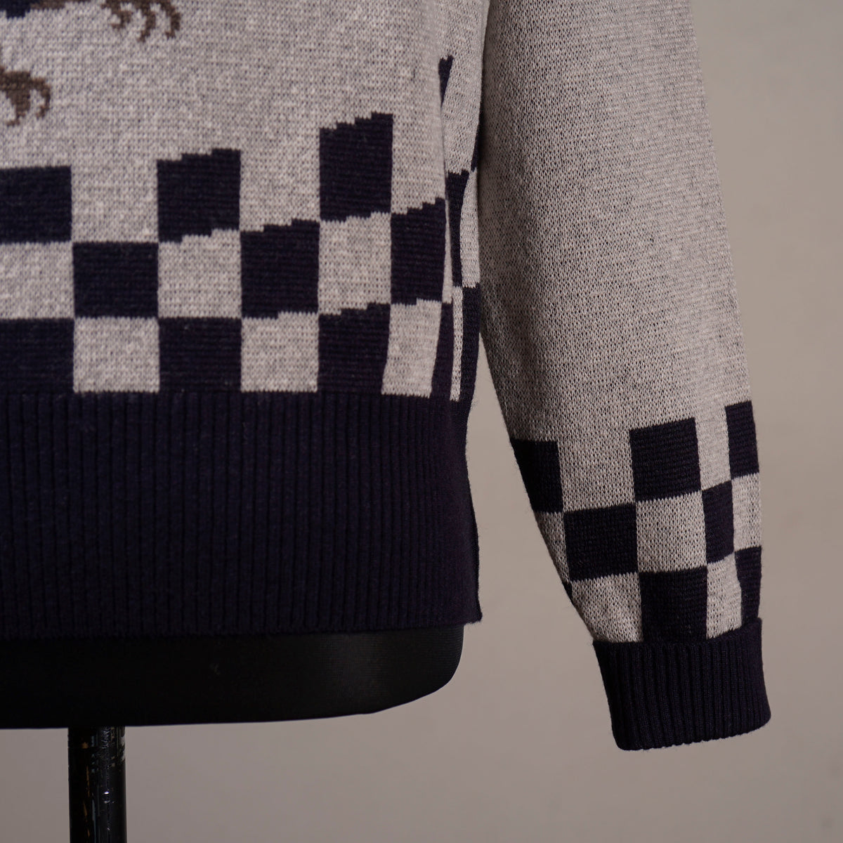 THE RACING CROW - V NECK SWEATER / OC6312