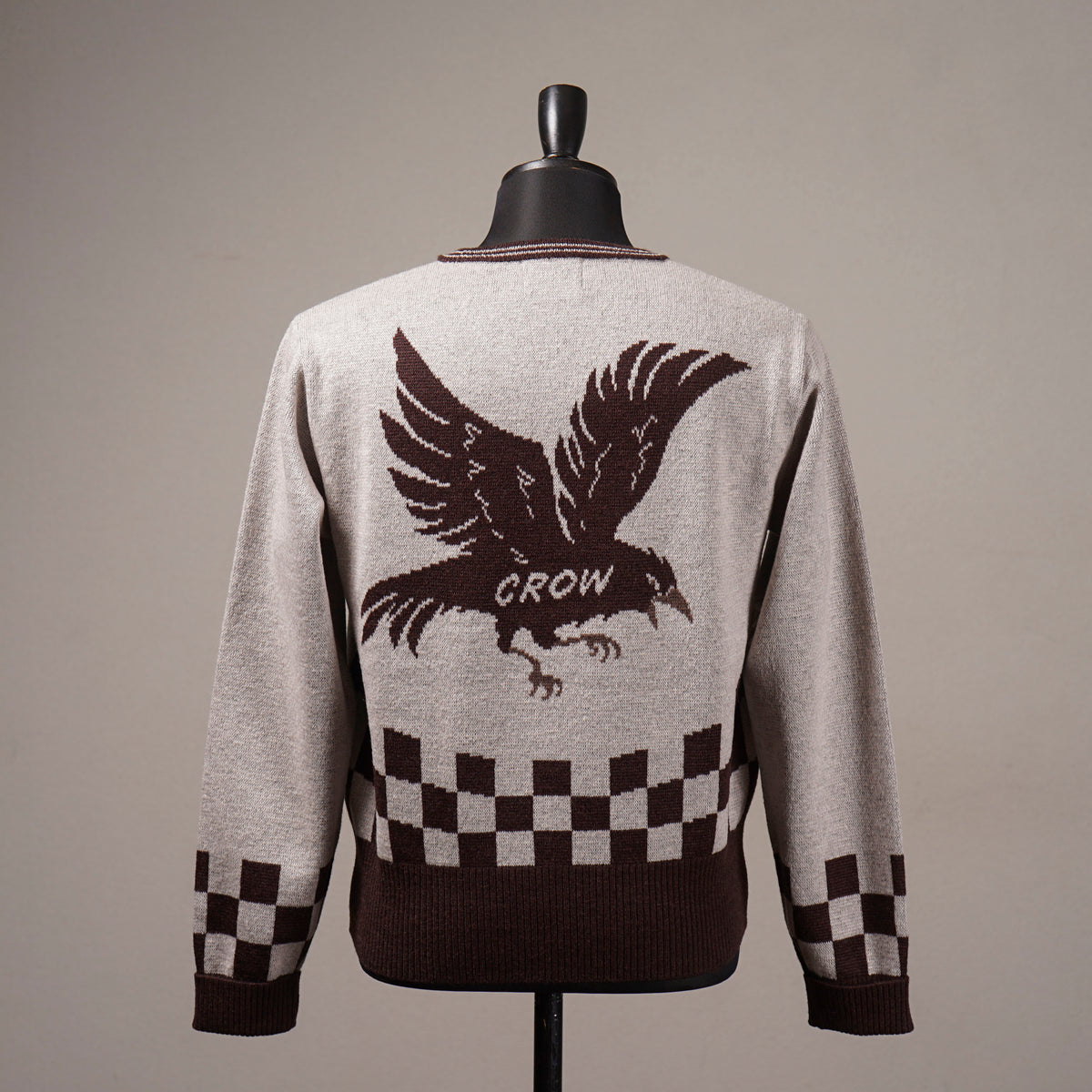 THE RACING CROW - V NECK SWEATER / OC6312