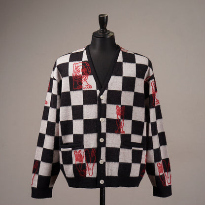 WEIRDO INITIALS - CARDIGAN / WRD6311