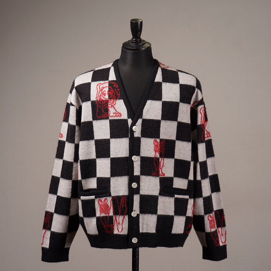 WEIRDO INITIALS - CARDIGAN / WRD6311