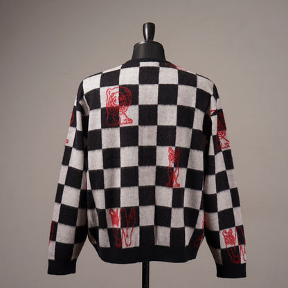 WEIRDO INITIALS - CARDIGAN / WRD6311