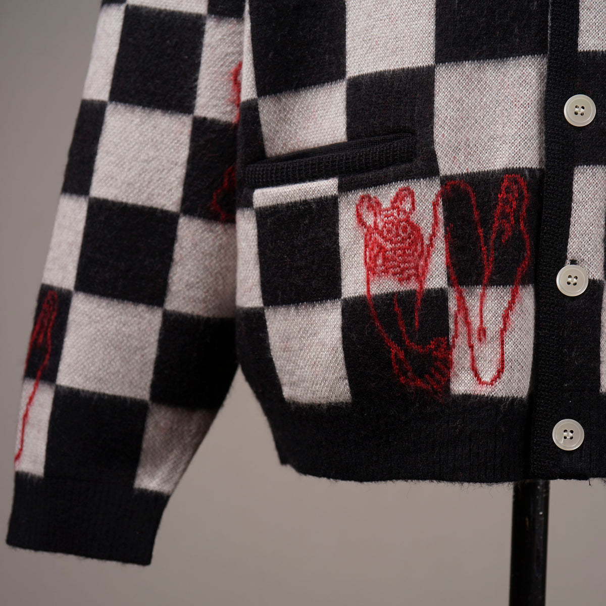 WEIRDO INITIALS - CARDIGAN / WRD6311