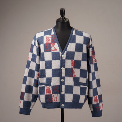 WEIRDO INITIALS - CARDIGAN / WRD6311