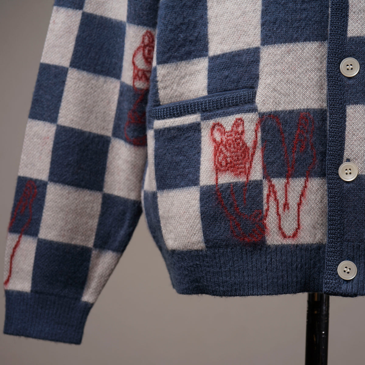 WEIRDO INITIALS - CARDIGAN / WRD6311