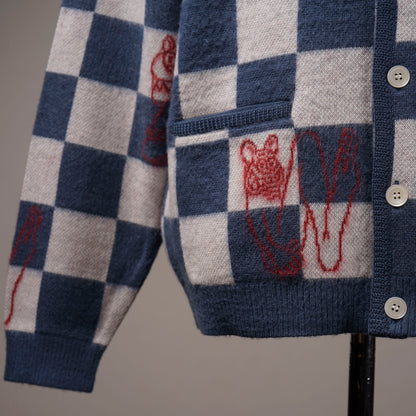 WEIRDO INITIALS - CARDIGAN / WRD6311