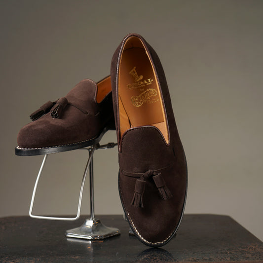 TASSELED SLIP-ON SHOES "SUEDE" / REGAL