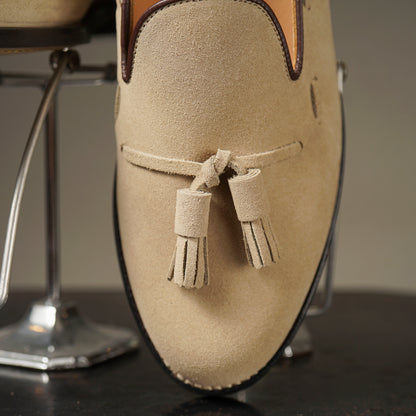 TASSELED SLIP-ON SHOES "SUEDE" / REGAL