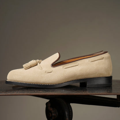 TASSELED SLIP-ON SHOES "SUEDE" / REGAL