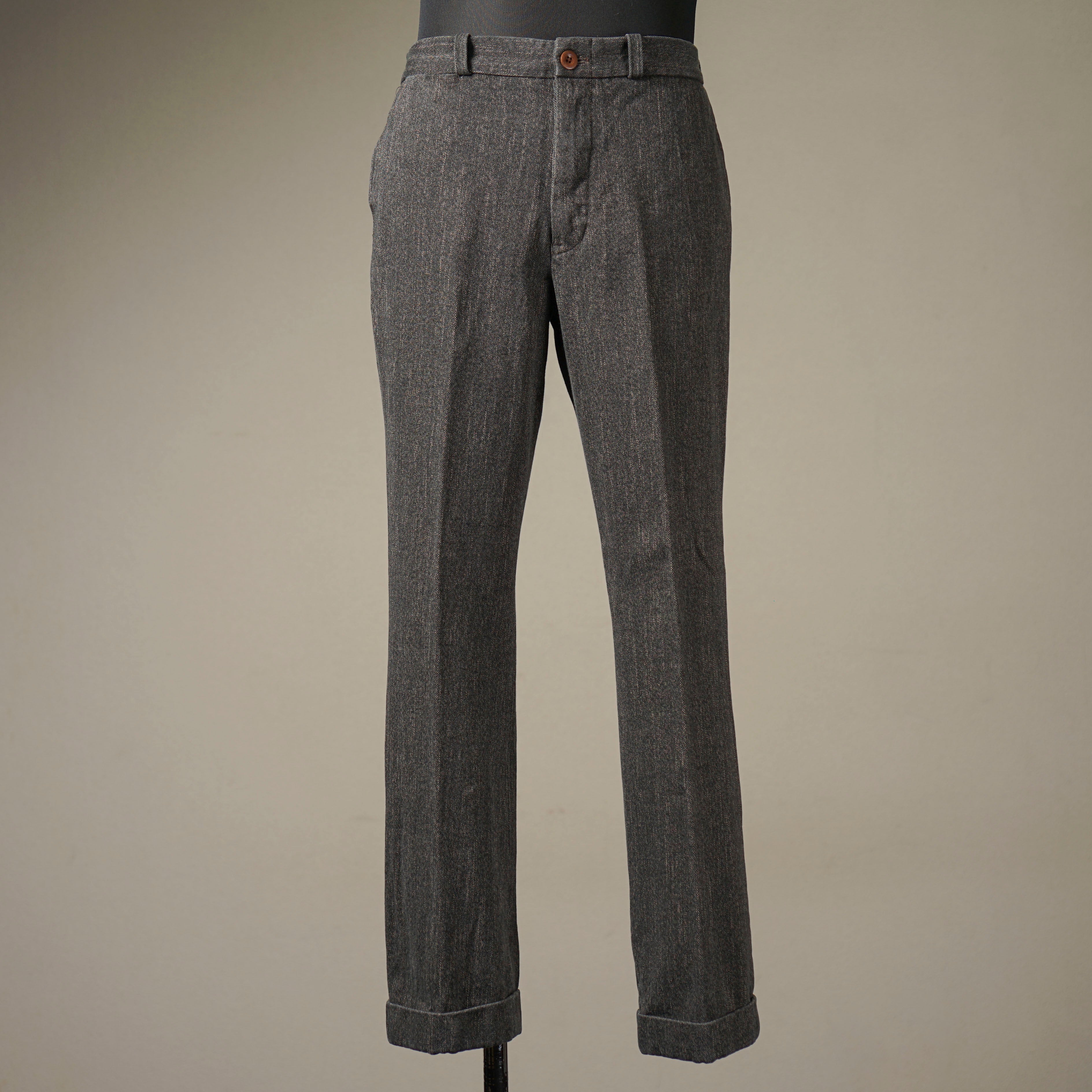 BY GLADHAND ツイード パンツ チノパン ロゴ ブラウン M 楽天市場】WORK OF ART KENDAI ワークオブアートケンダイ