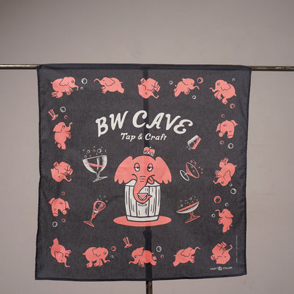 BW CAVE x GLADHAND - Pink Elephants bandanna "Elephant Brand" / BWCGH6302