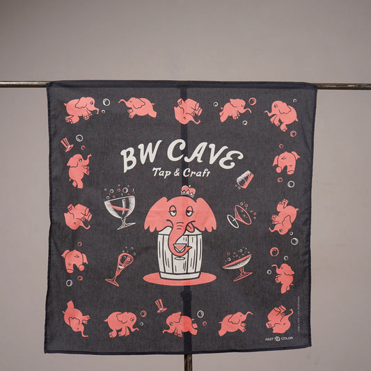 BW CAVE x GLADHAND - Pink Elephants bandanna "Elephant Brand" / BWCGH6302