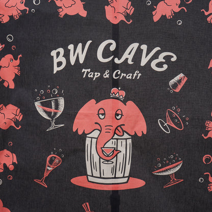 BW CAVE x GLADHAND - Pink Elephants bandanna "Elephant Brand" / BWCGH6302