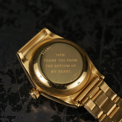 GLAD TIMES - CALIFORNIA DIAL "15th Anniv." - GOLD / x VAGUE WATCH
