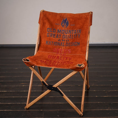 OLD MOUNTAIN x GLADHAND - ADVERTISING FOLDING CHAIR RAKUDA "HAND PAINT" / OMGH6304