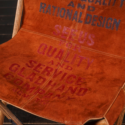 OLD MOUNTAIN x GLADHAND - ADVERTISING FOLDING CHAIR RAKUDA "HAND PAINT" / OMGH6304