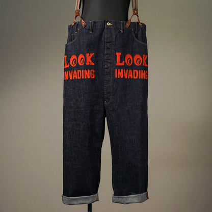 LOOK INVADING - DENIM PIERROT PANTS "48in" / WRD5306