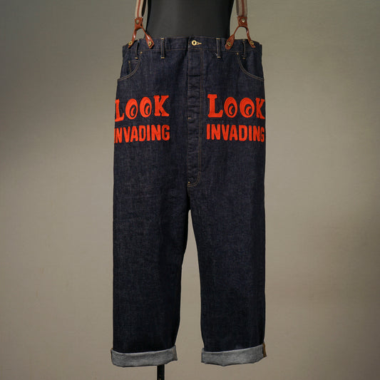 LOOK INVADING - DENIM PIERROT PANTS "48in" / WRD5306