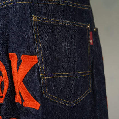 LOOK INVADING - DENIM PIERROT PANTS "48in" / WRD5306