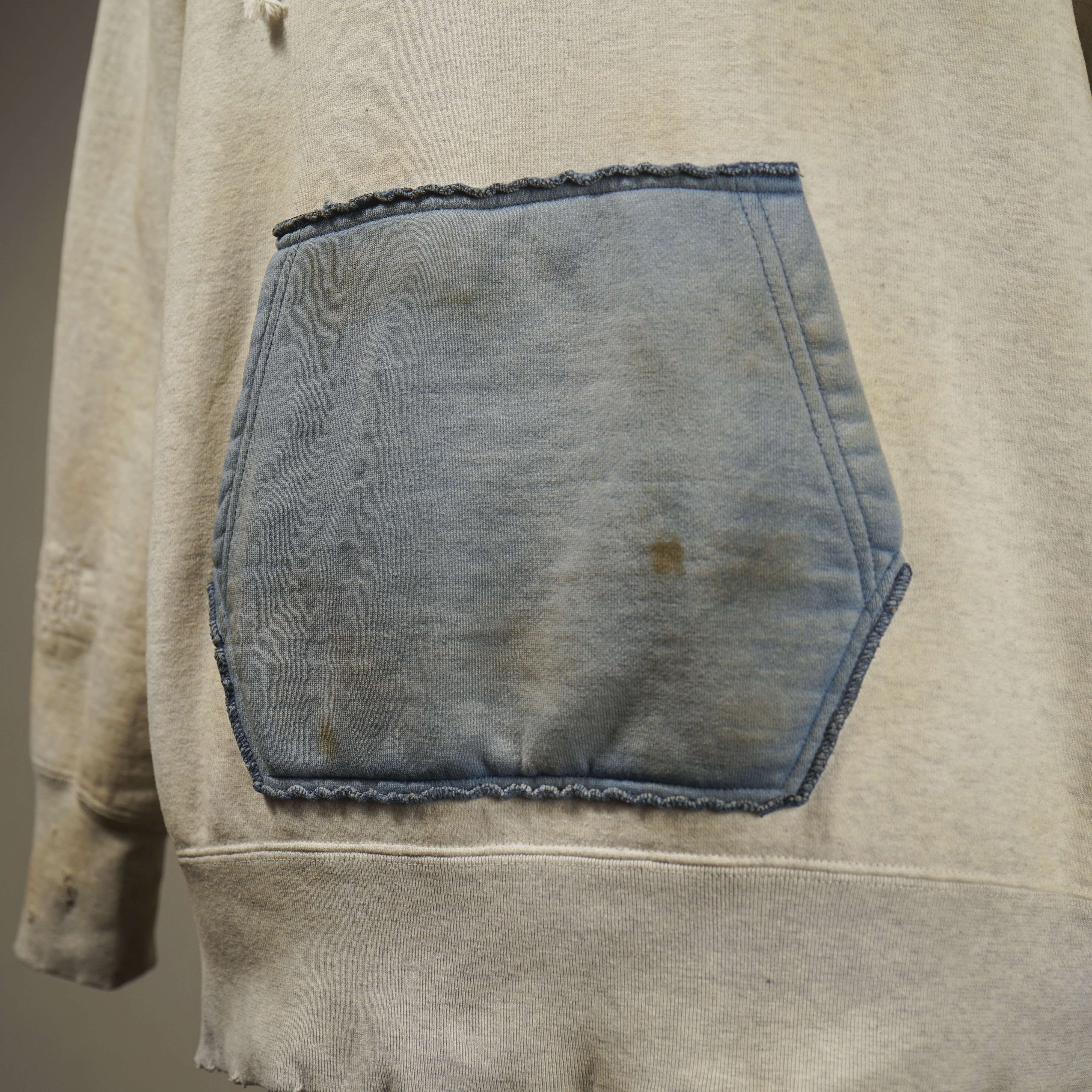 50s AKOM W Face sweat hoodie two-tone