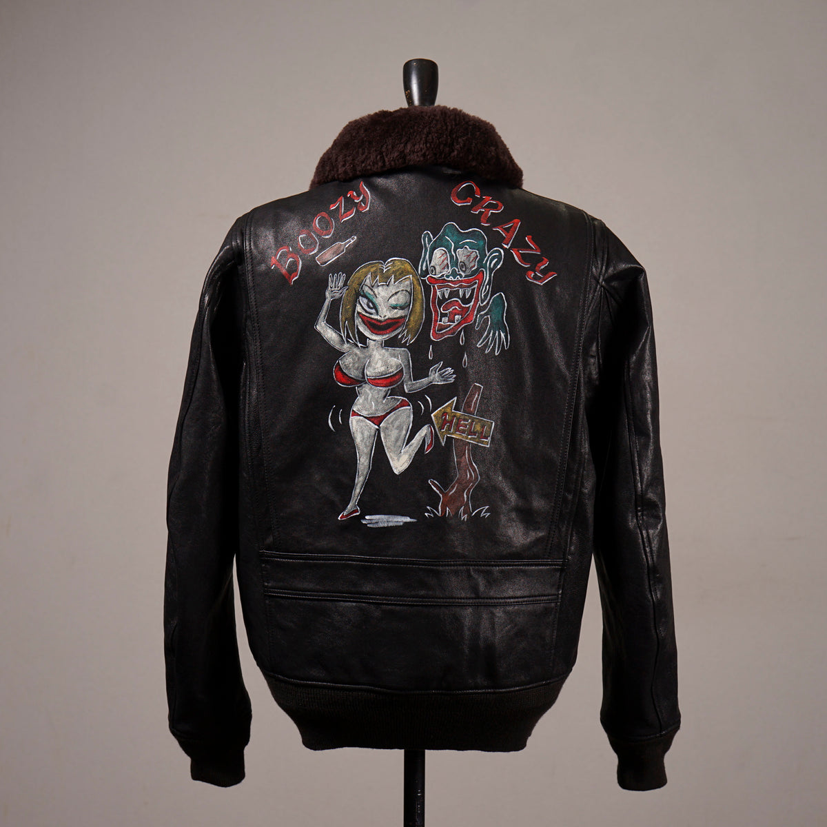 BOOZY & CRAZY - G1 TYPE JACKET "HAND PAINT" / WRD6301HP