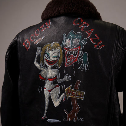 BOOZY & CRAZY - G1 TYPE JACKET "HAND PAINT" / WRD6301HP