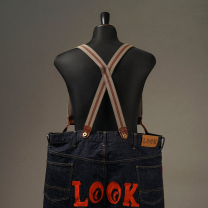 LOOK INVADING - DENIM PIERROT PANTS "48in" / WRD5306